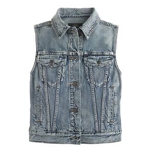 Jcrew Denim Vest